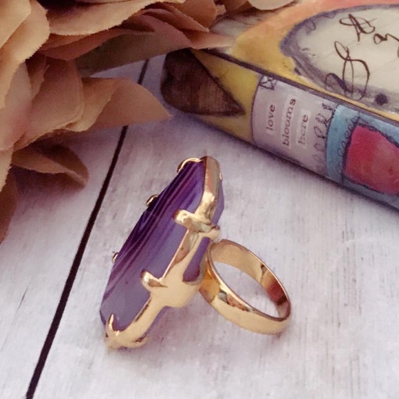 ✨Ring KATE SPADE • Set In Stone Semiprecious Stone Ring - Picture 7 of 8